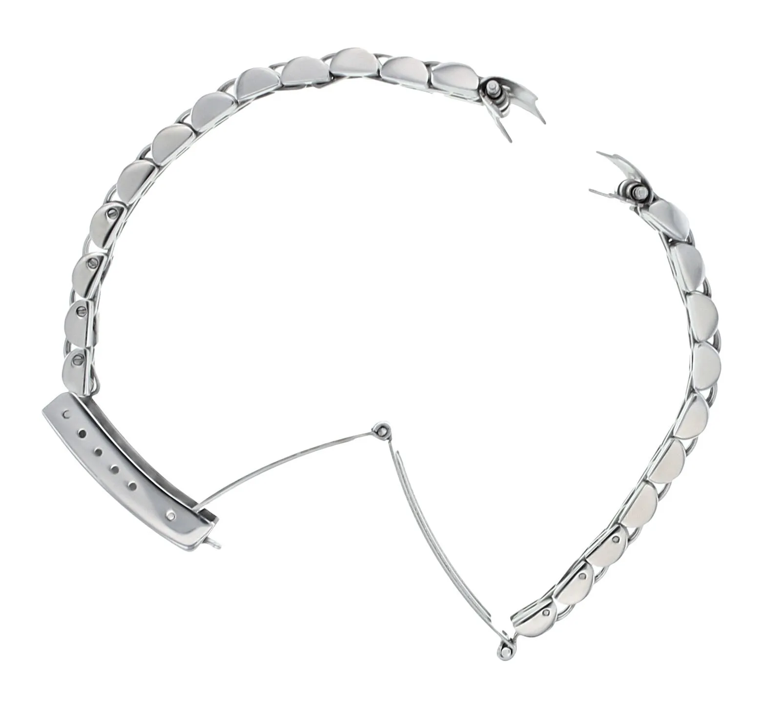 13MM JUBILEE WATCH BAND BRACELET FOR LADY ROLEX DATEJUST 6517 6917 69173 S/STEEL
