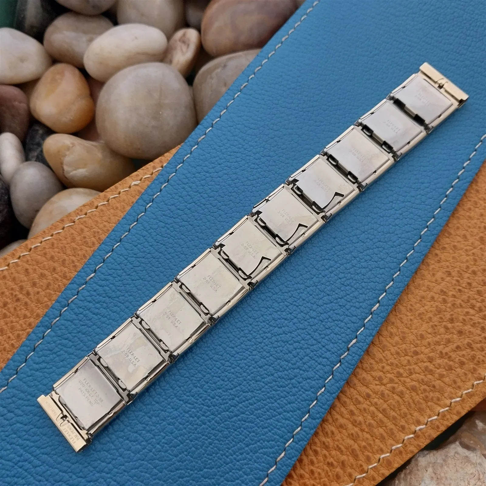 17.2mm 11/16" 10k Gold-Filled Hamilton Mid-Century 1959 Vintage Watch Band