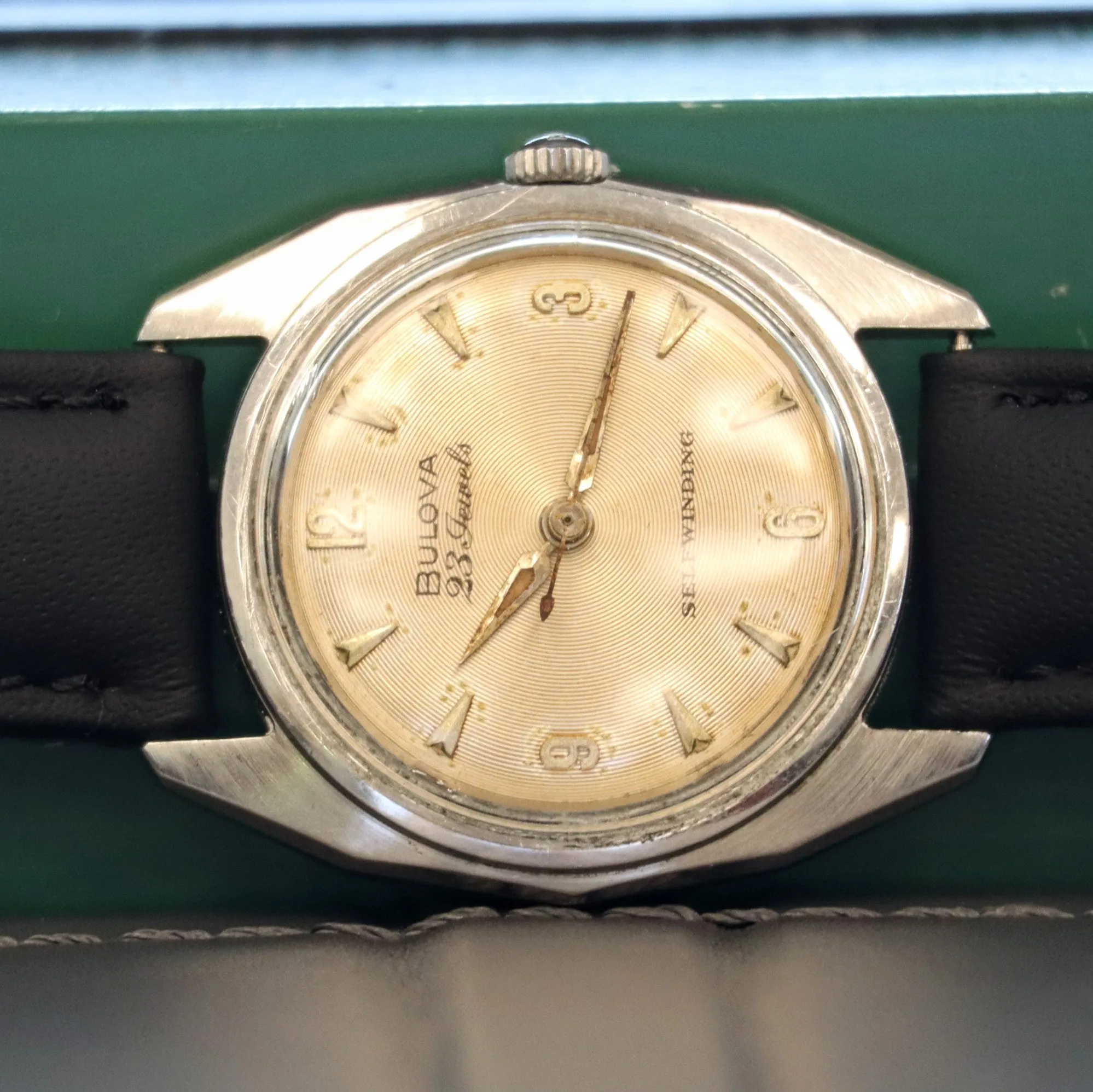 1960 BULOVA 23 "FW" Selfwinding Watch 23 Jewels Cal. 10BZAC U.S.A. Wristwatch