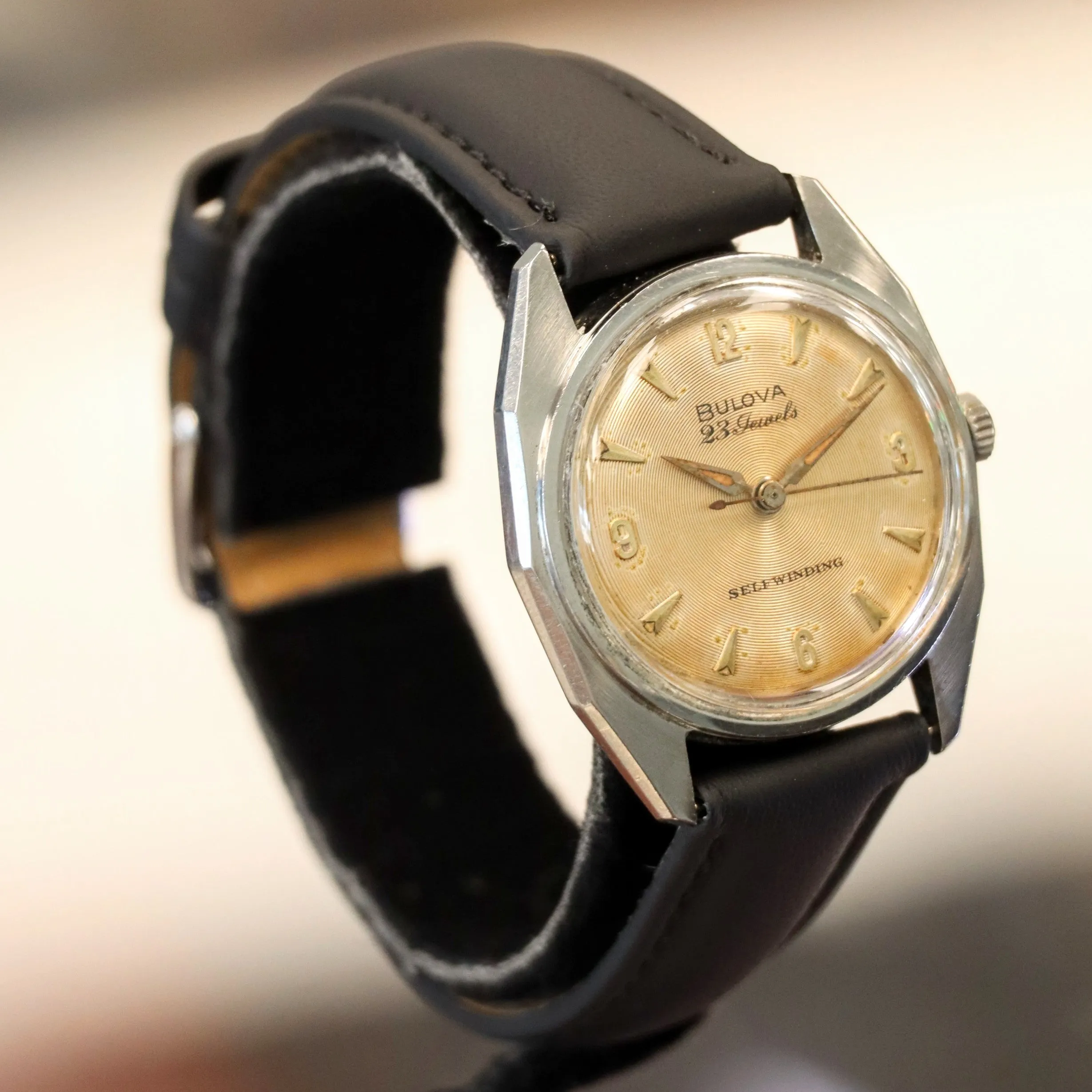 1960 BULOVA 23 "FW" Selfwinding Watch 23 Jewels Cal. 10BZAC U.S.A. Wristwatch
