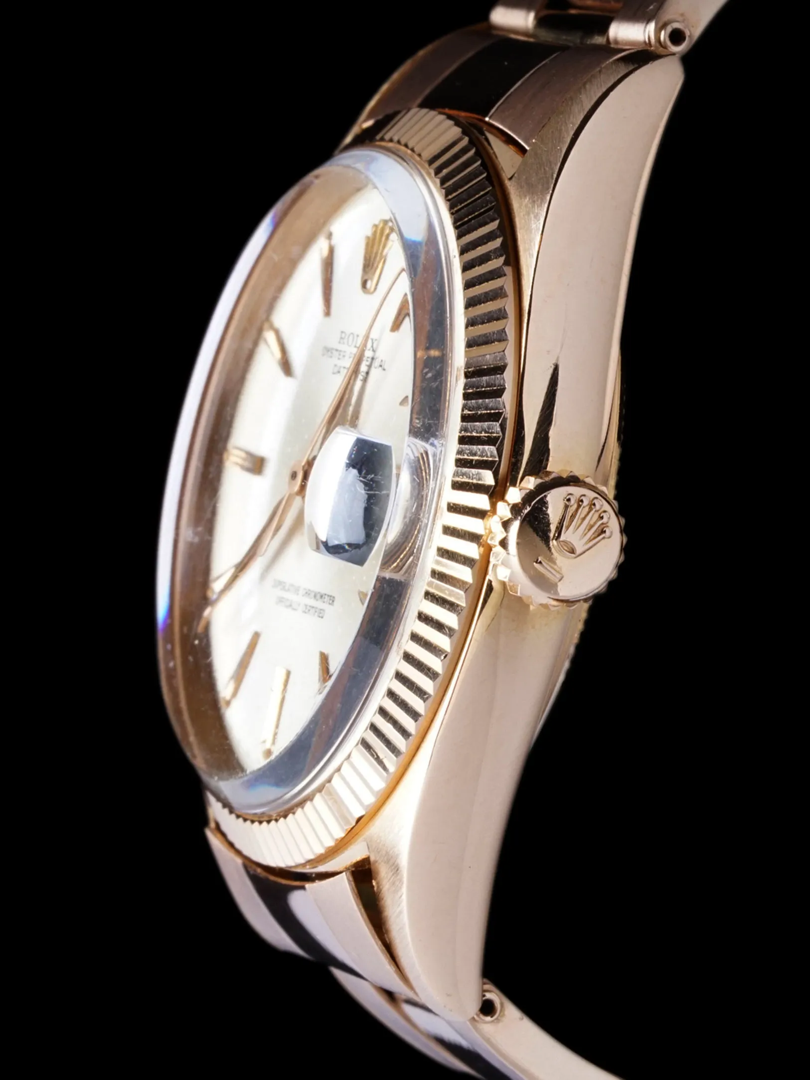 1960 Rolex Datejust (Ref. 1601) 18K Rose Gold