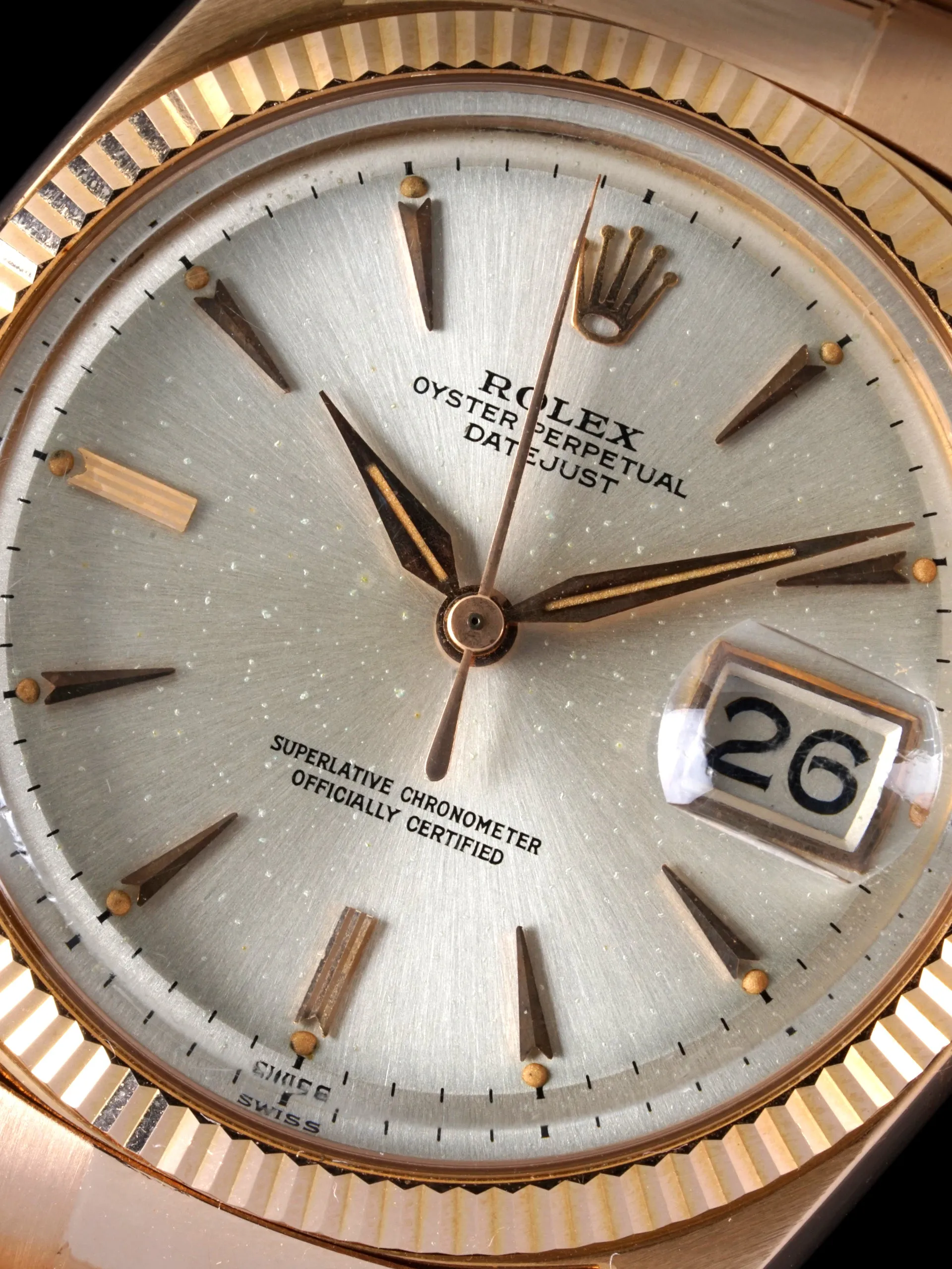 1960 Rolex Datejust (Ref. 1601) 18K Rose Gold