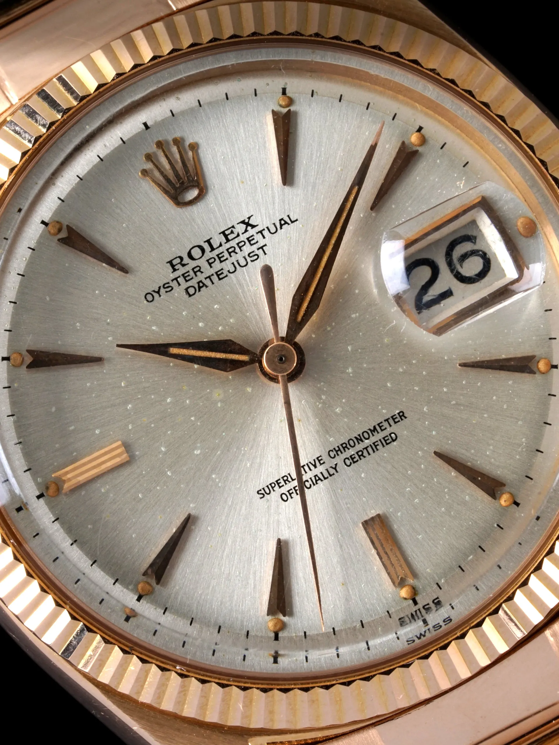 1960 Rolex Datejust (Ref. 1601) 18K Rose Gold