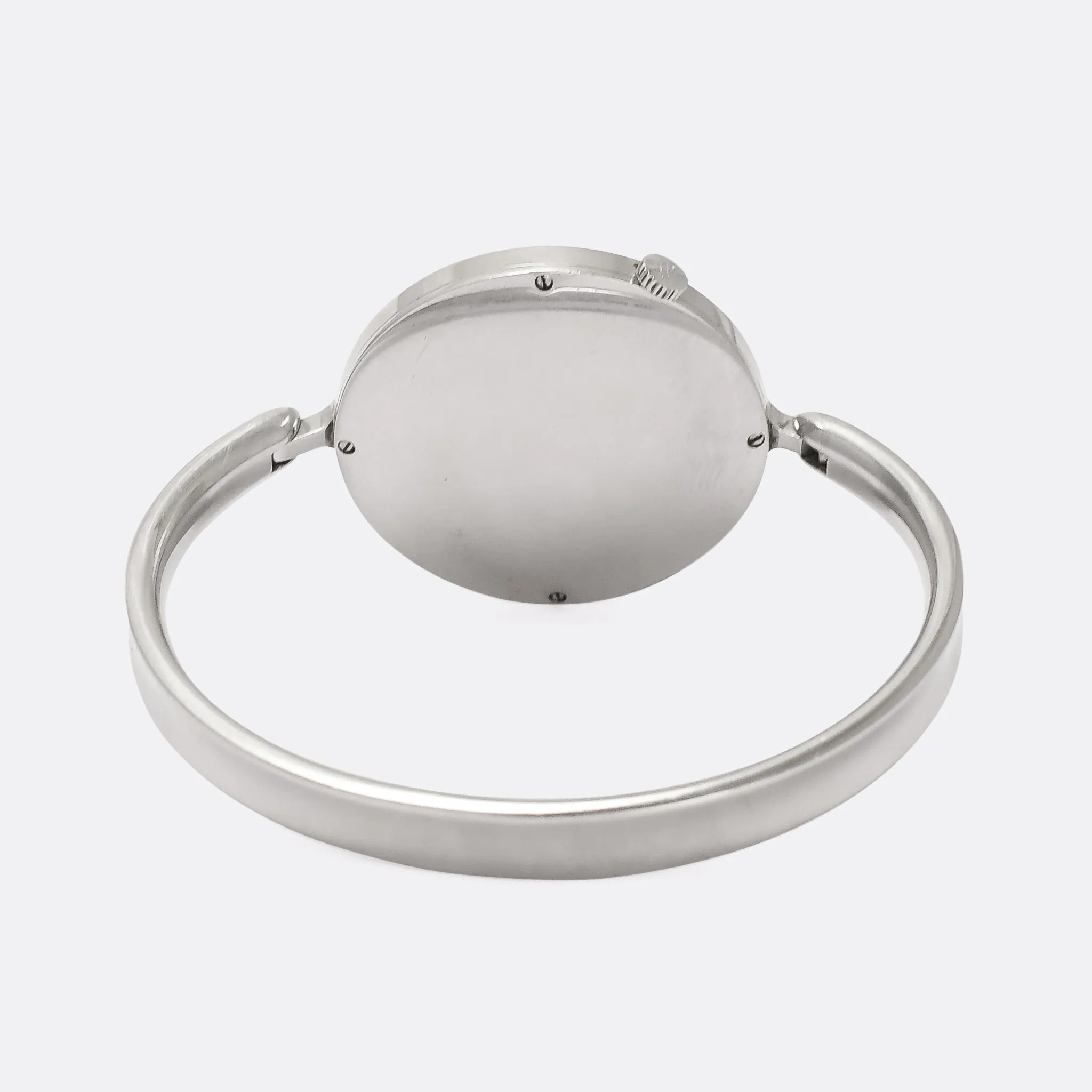 1970s Minimalist Chopard Jensen Stainless Steel Torun Wristwatch