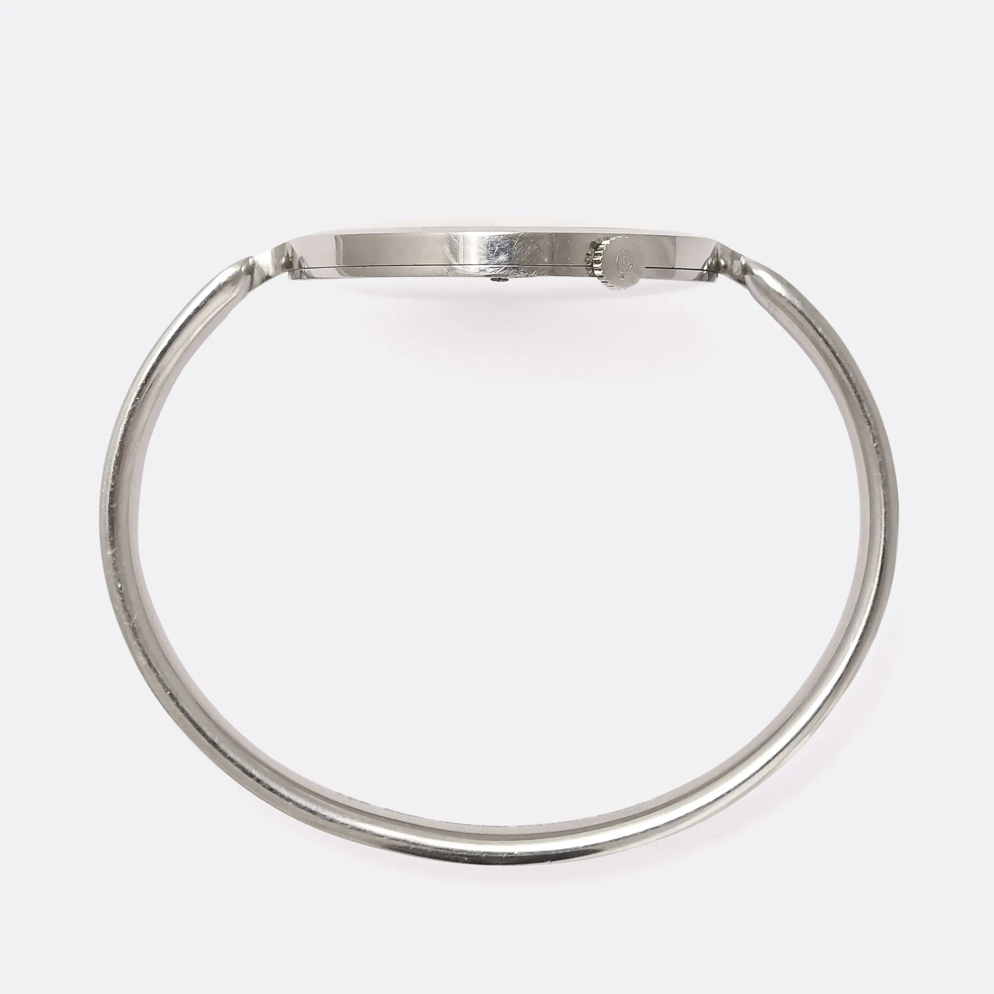 1970s Minimalist Chopard Jensen Stainless Steel Torun Wristwatch