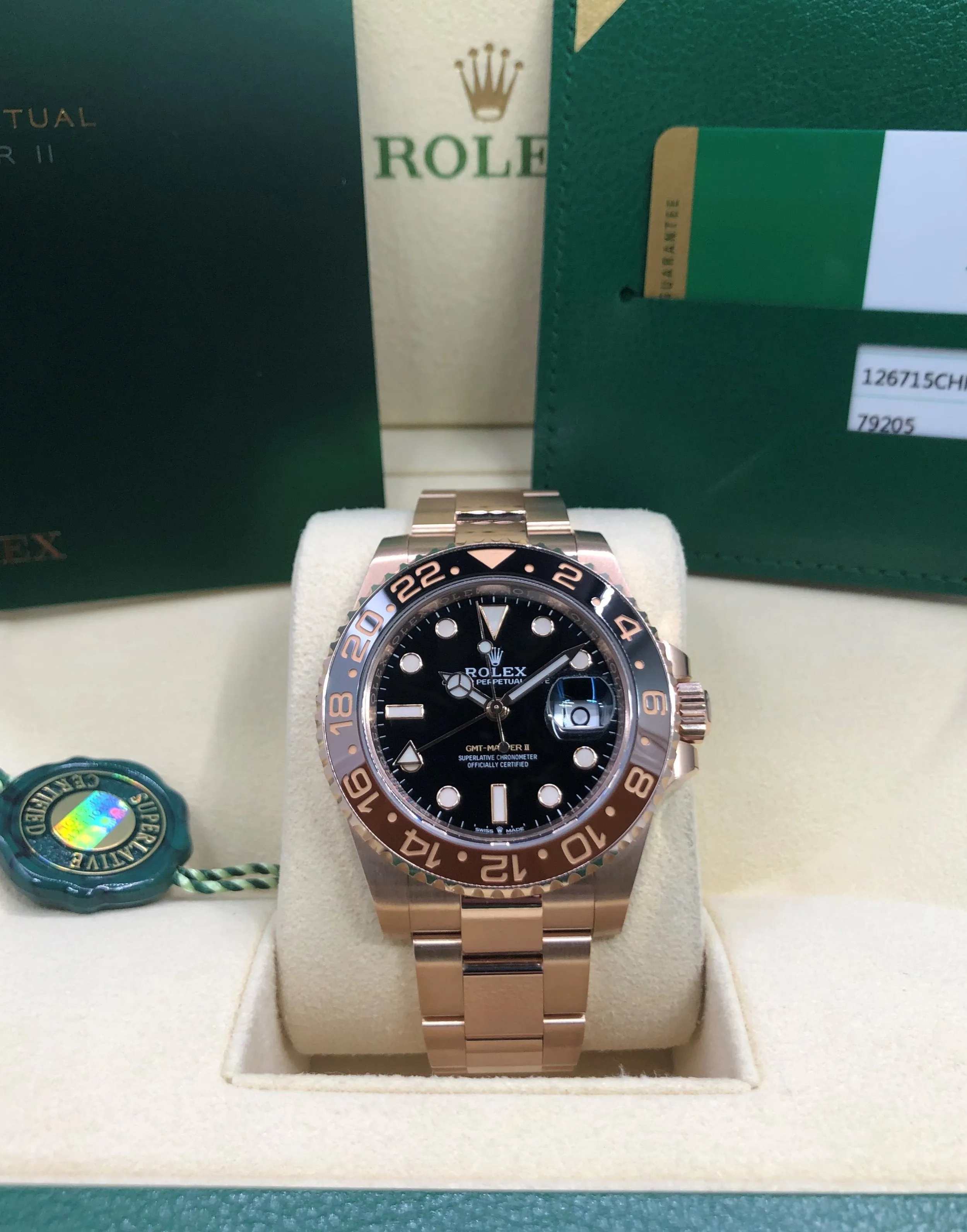 2018 Rolex GMT-Master II 126715CHNR