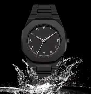 2025 AAA Luxury Men’s Watch – Black & White Classic Anime Line Style, Top Brand, High-Quality Waterproof Quartz Watch