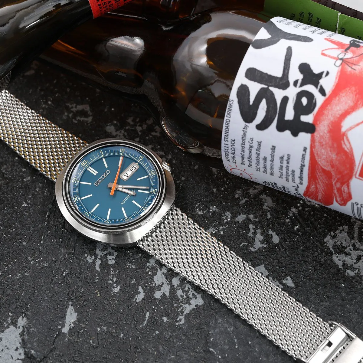 20mm, 22mm Tapered Milanese Wire Mesh Band, Polished