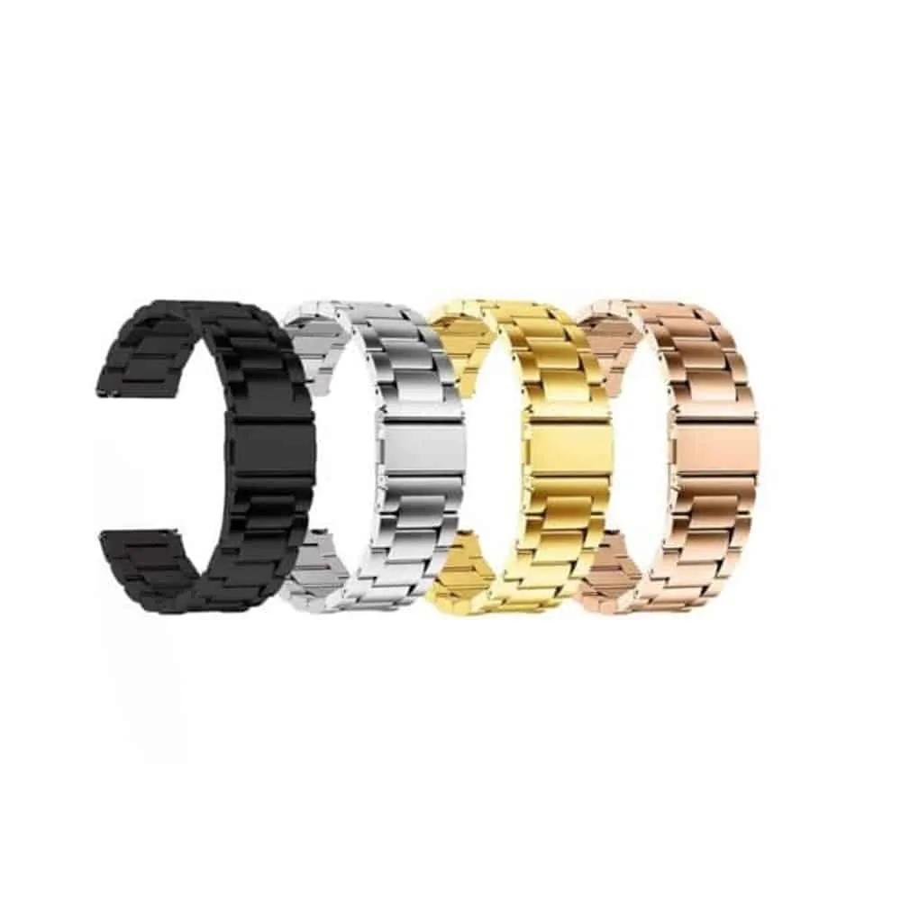 20mm watch 3 links stainless -steel strap - Silver