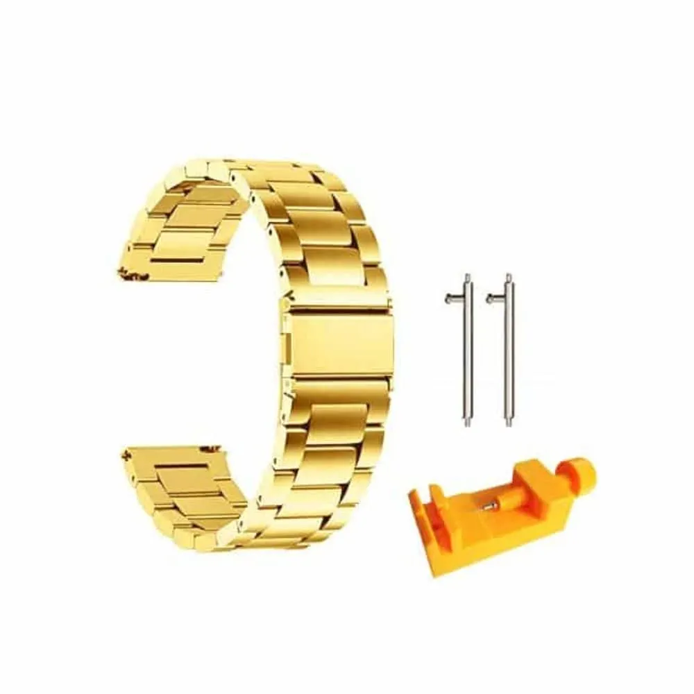 20mm watch 3 links stainless -steel strap - Silver