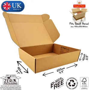 20x18x9cm Cardboard Postal Box
