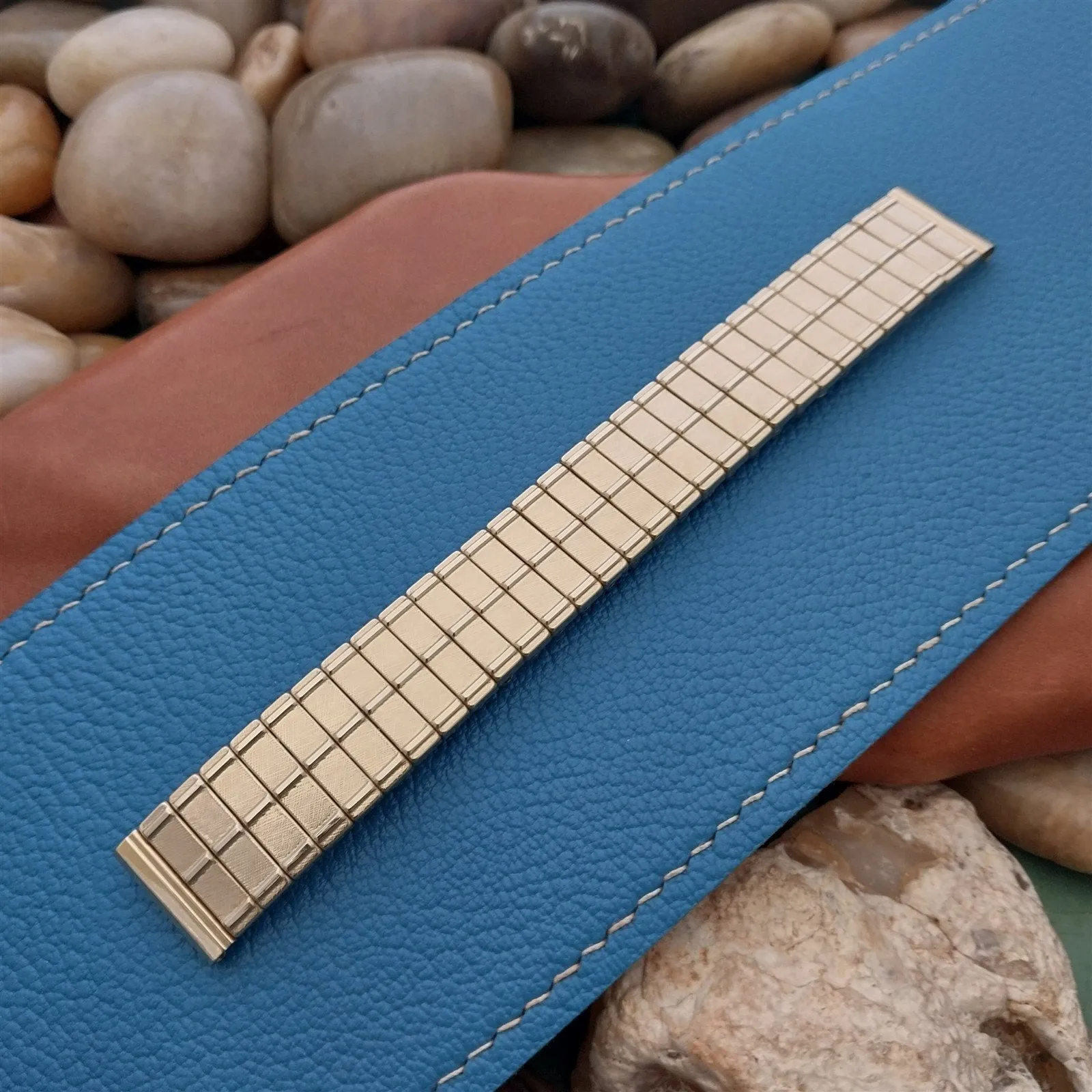 5/8" Lenox USA Short 10K Gold-Filled Expansion 1960s Vintage Watch Band