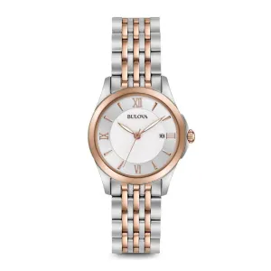 98M125 - Ladies 2 Tone Classic Watch