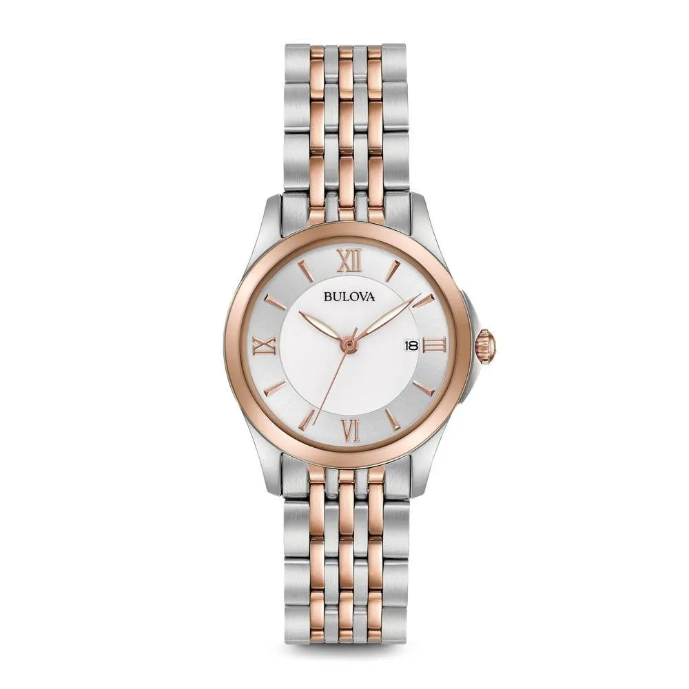 98M125 - Ladies 2 Tone Classic Watch