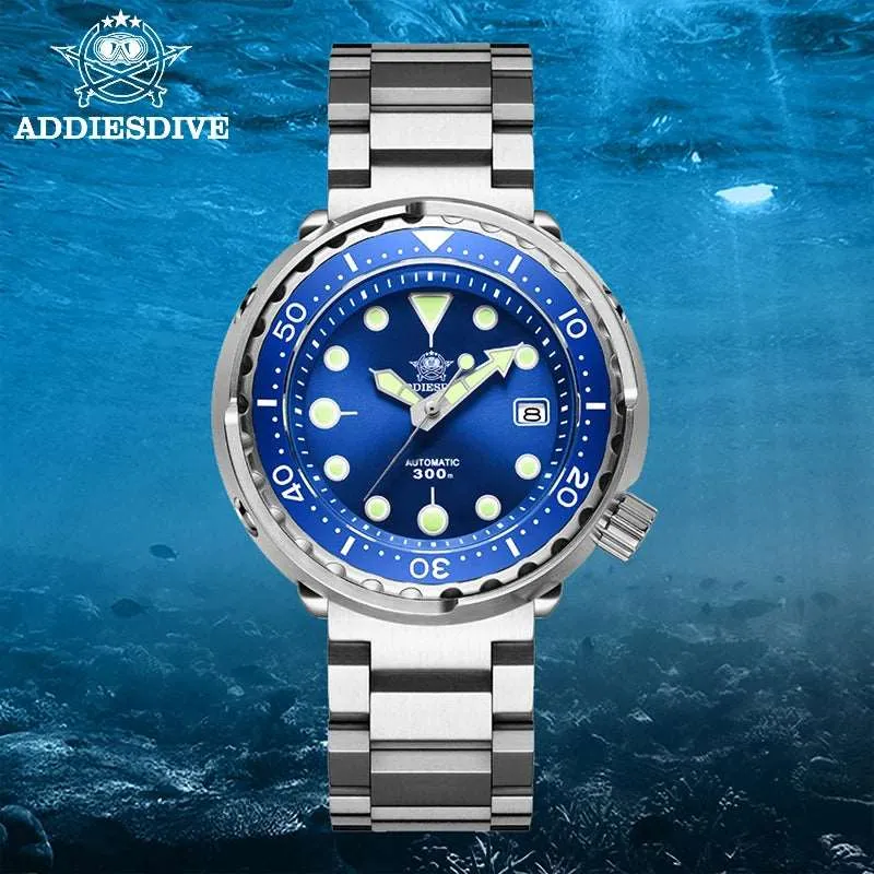 Addiesdive Tuna MY-H5 300M Automatic NH35 Diver Homage Watches