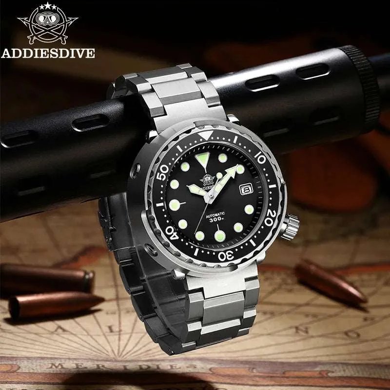 Addiesdive Tuna MY-H5 300M Automatic NH35 Diver Homage Watches