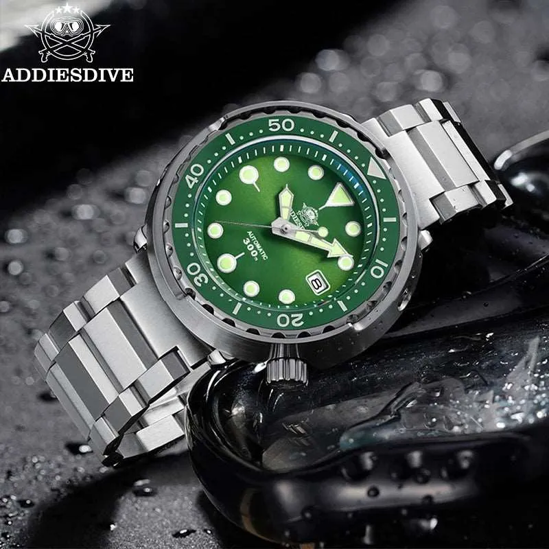 Addiesdive Tuna MY-H5 300M Automatic NH35 Diver Homage Watches