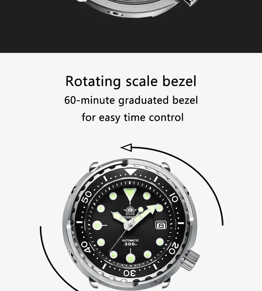 Addiesdive Tuna MY-H5 300M Automatic NH35 Diver Homage Watches