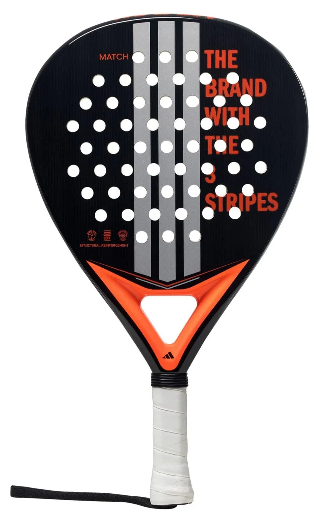 ADIDAS Match Black 3.4 Padel Racket - Black / Orange