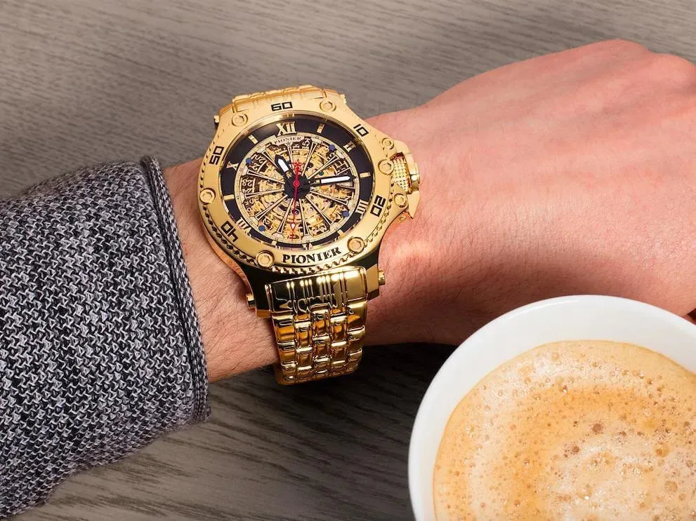 Automatic Barcelona GM-516-10 | Gold | Pionier, Germany