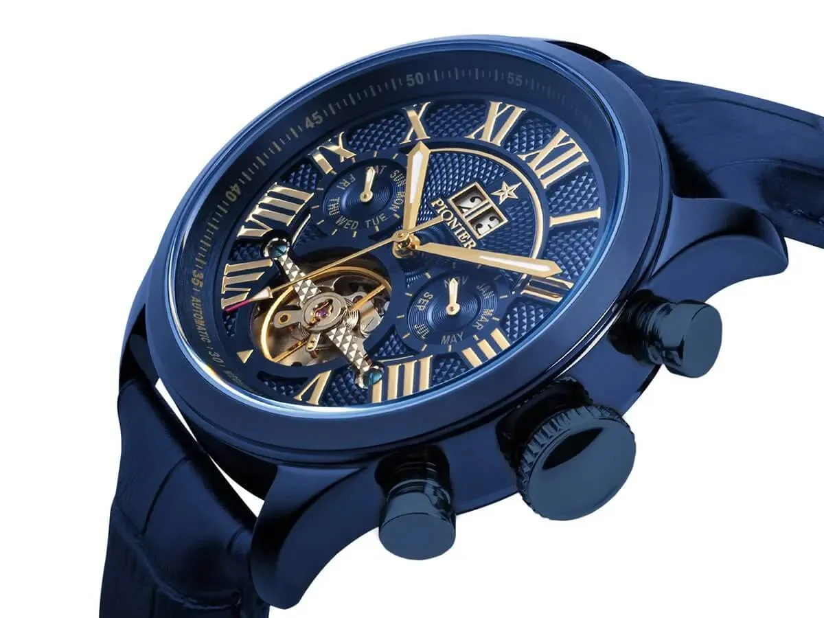 Automatic Havana P7001-6 | Blue | Pionier Germany