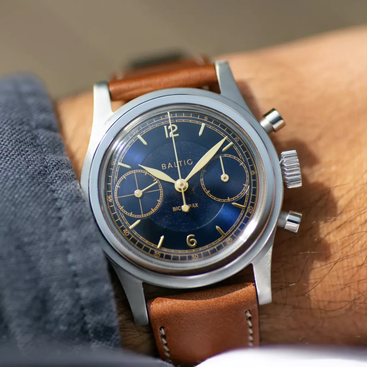 BALTIC BICOMPAX 003 BLUE GILT (STITCHED LION)