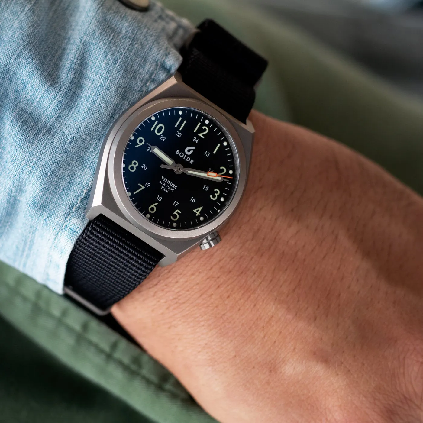 BDR Watch Venture Carbon Black