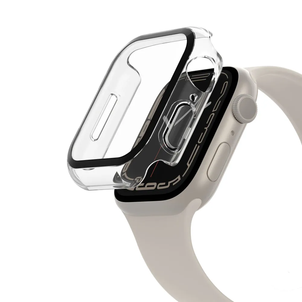 BELKIN TemperedCurve 2-in-1 Built-in Screen Protector   Bumper - Apple Watch 41mm - Clear