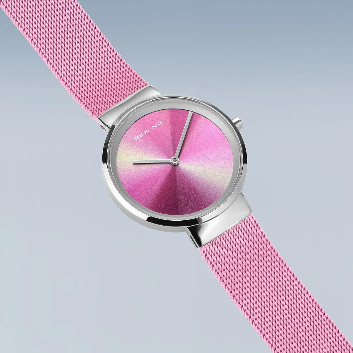 Bering Ladies Pink Classic Aurora Watch