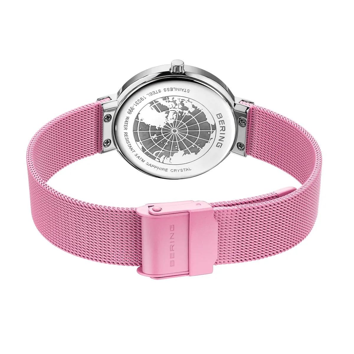 Bering Ladies Pink Classic Aurora Watch