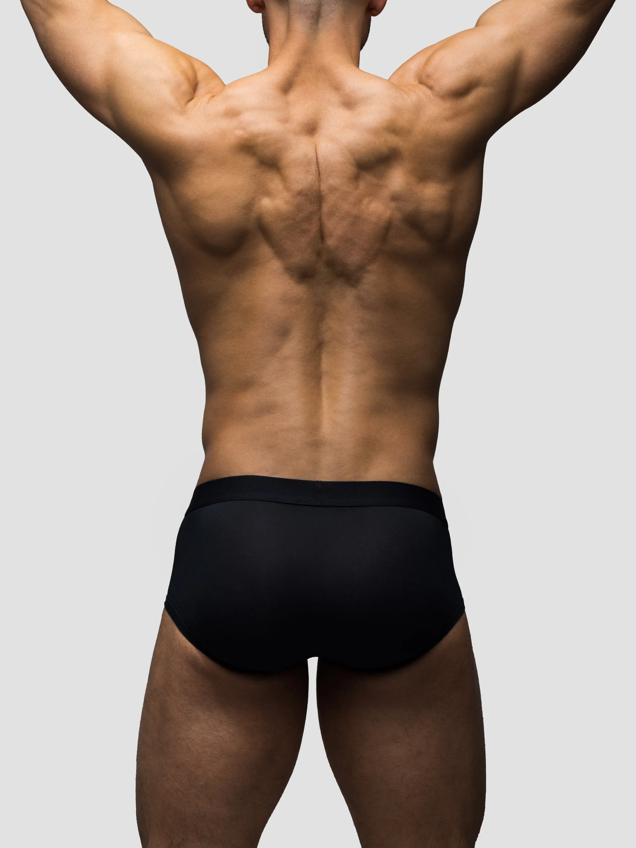 Black Mid-Rise Brief