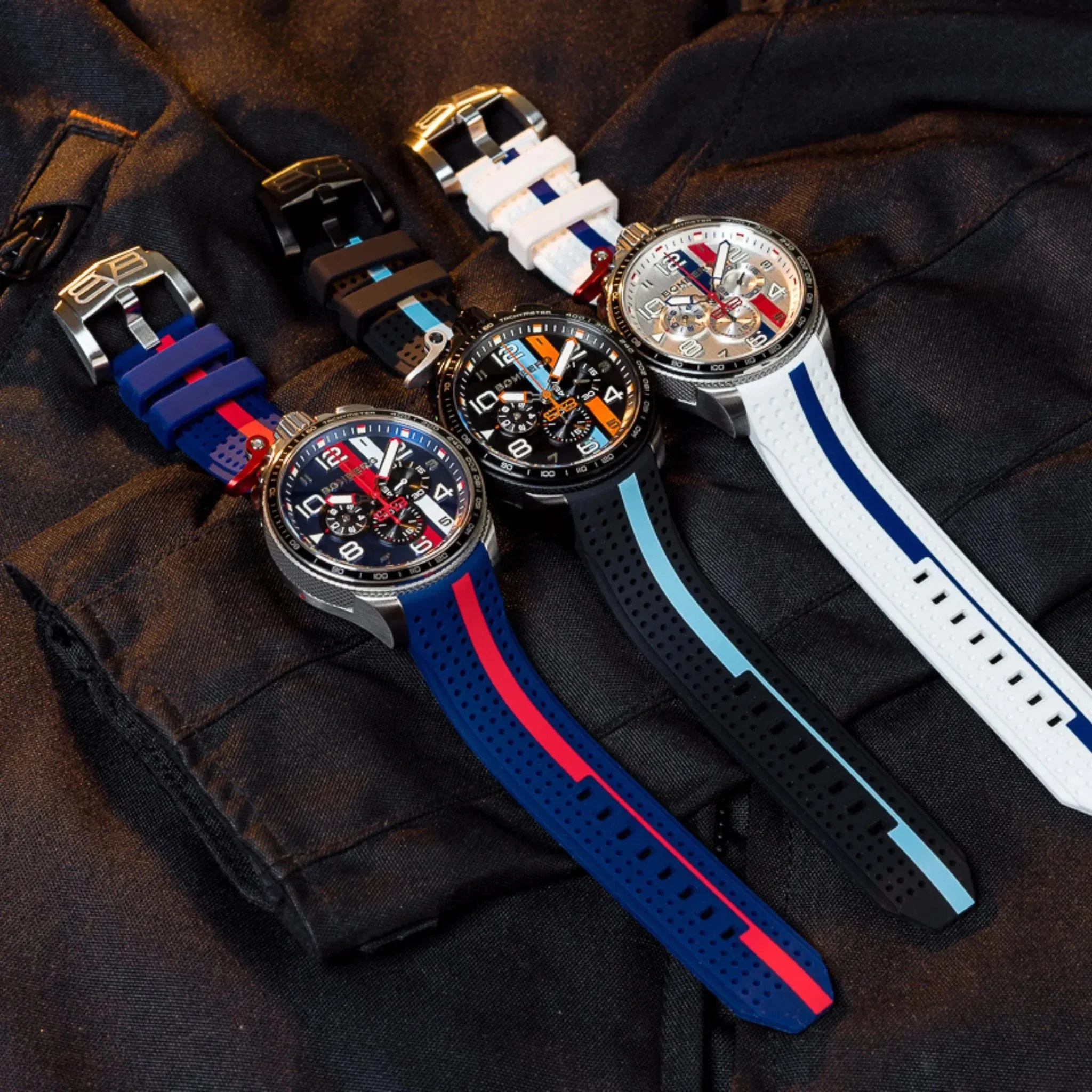 Bomberg Bolt-68 Racing Men's Blue Watch BS45CHPBA.059-6.10