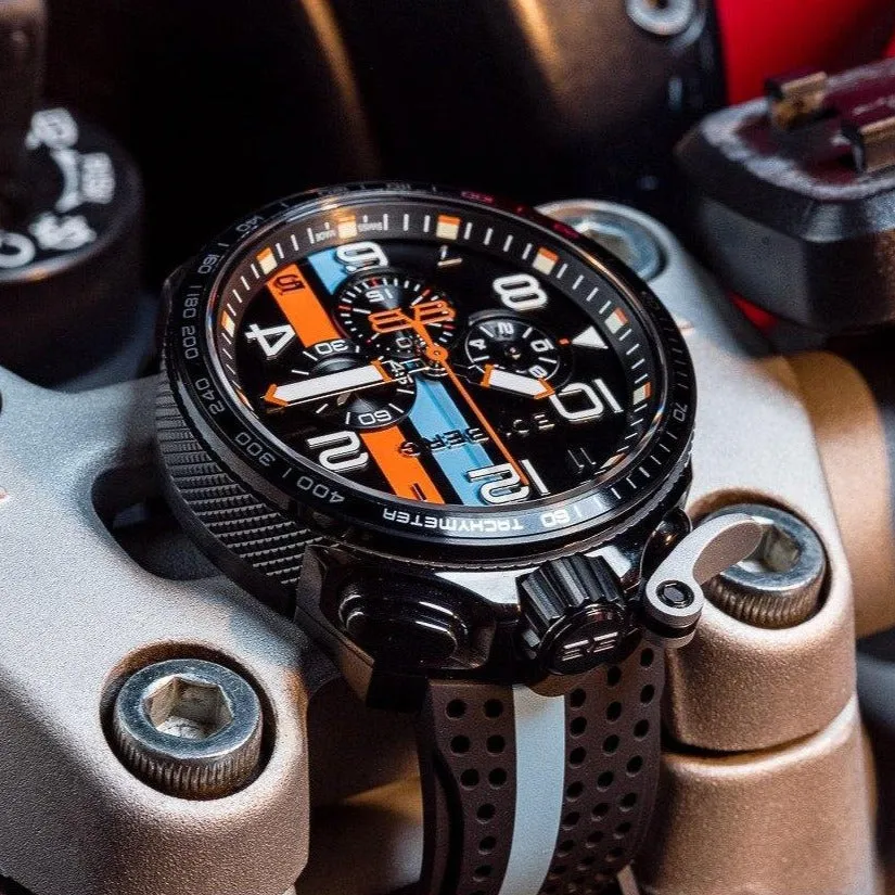 Bomberg Bolt-68 Racing Men's Blue Watch BS45CHPBA.059-6.10