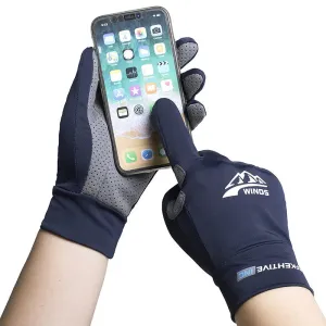 Breathable Touchscreen Cycling Gloves for Summer Outdoor Activities