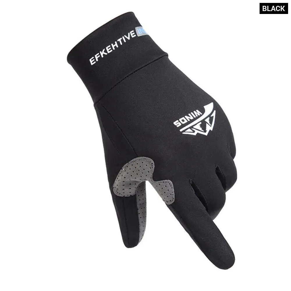 Breathable Touchscreen Cycling Gloves for Summer Outdoor Activities