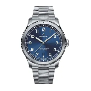 Breitling Navitimer 8 Automatic Stainless Steel Men's Blue Dial Watch A17314101C1A1