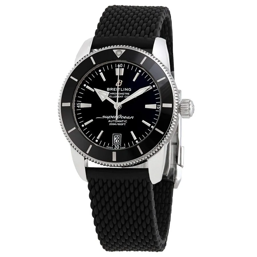 Breitling Superocean Heritage II Automatic Chronometer 42 mm Black Dial Men's Watch AB2010121B1S1