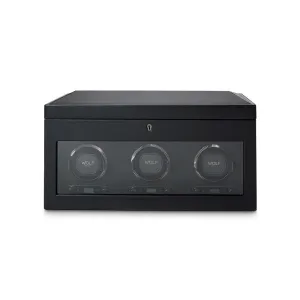 British Racing Triple Watch Winder with Storage