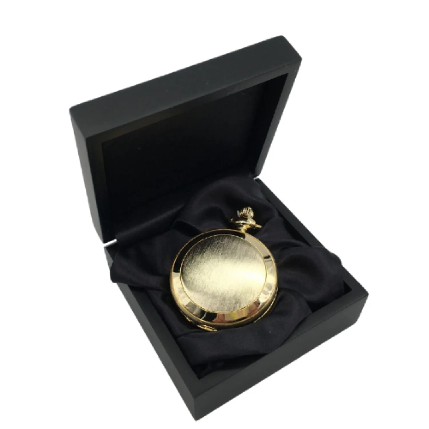Brushed Brass Pocket Watch - Add Engraving - Mister Minit