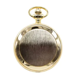 Brushed Brass Pocket Watch - Add Engraving - Mister Minit