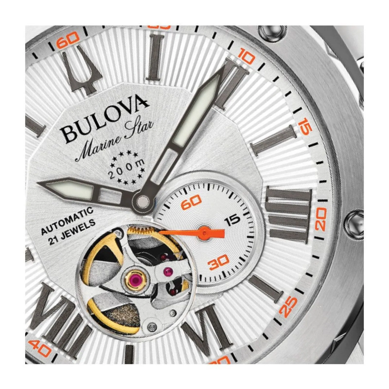 BULOVA Marine Star Automatic Watch 21 Jewels Series A 98A226