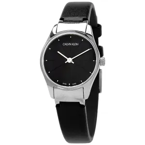 Calvin Klein Classic Quartz Black Dial Ladies Watch K4D231CY