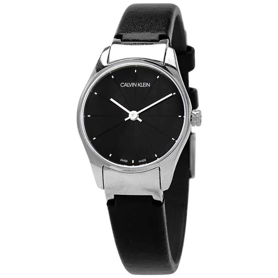 Calvin Klein Classic Quartz Black Dial Ladies Watch K4D231CY