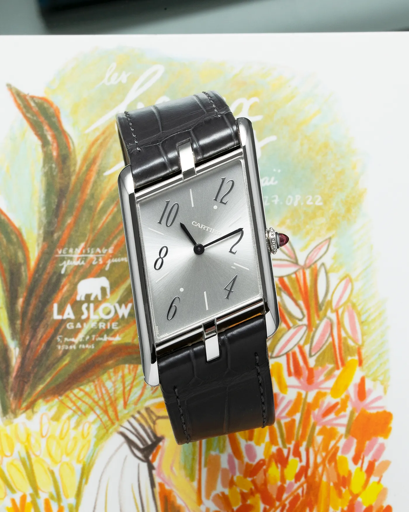 Cartier Prive Tank Asymmetric Platinum