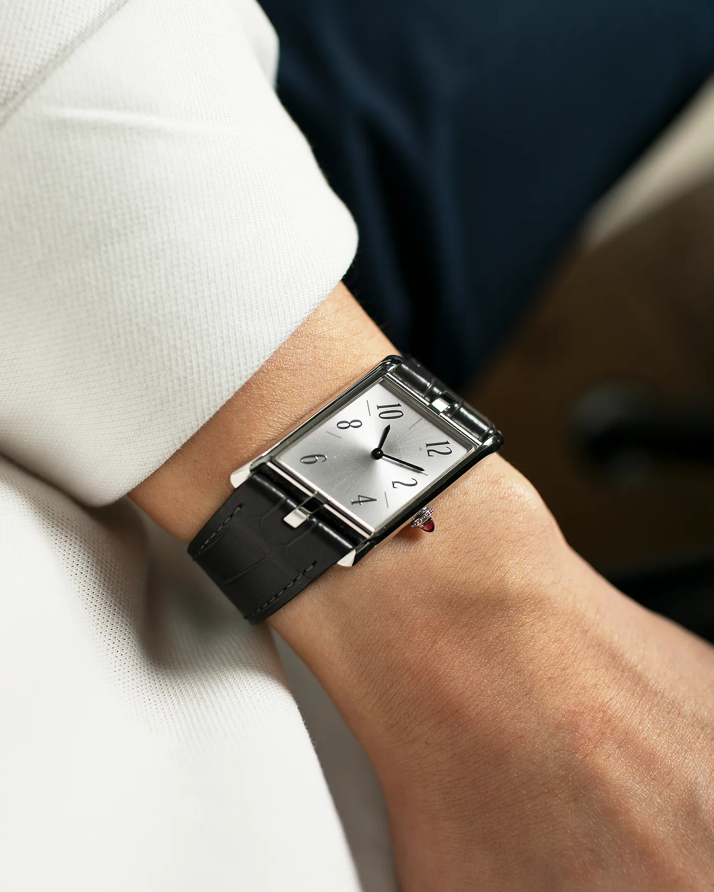 Cartier Prive Tank Asymmetric Platinum