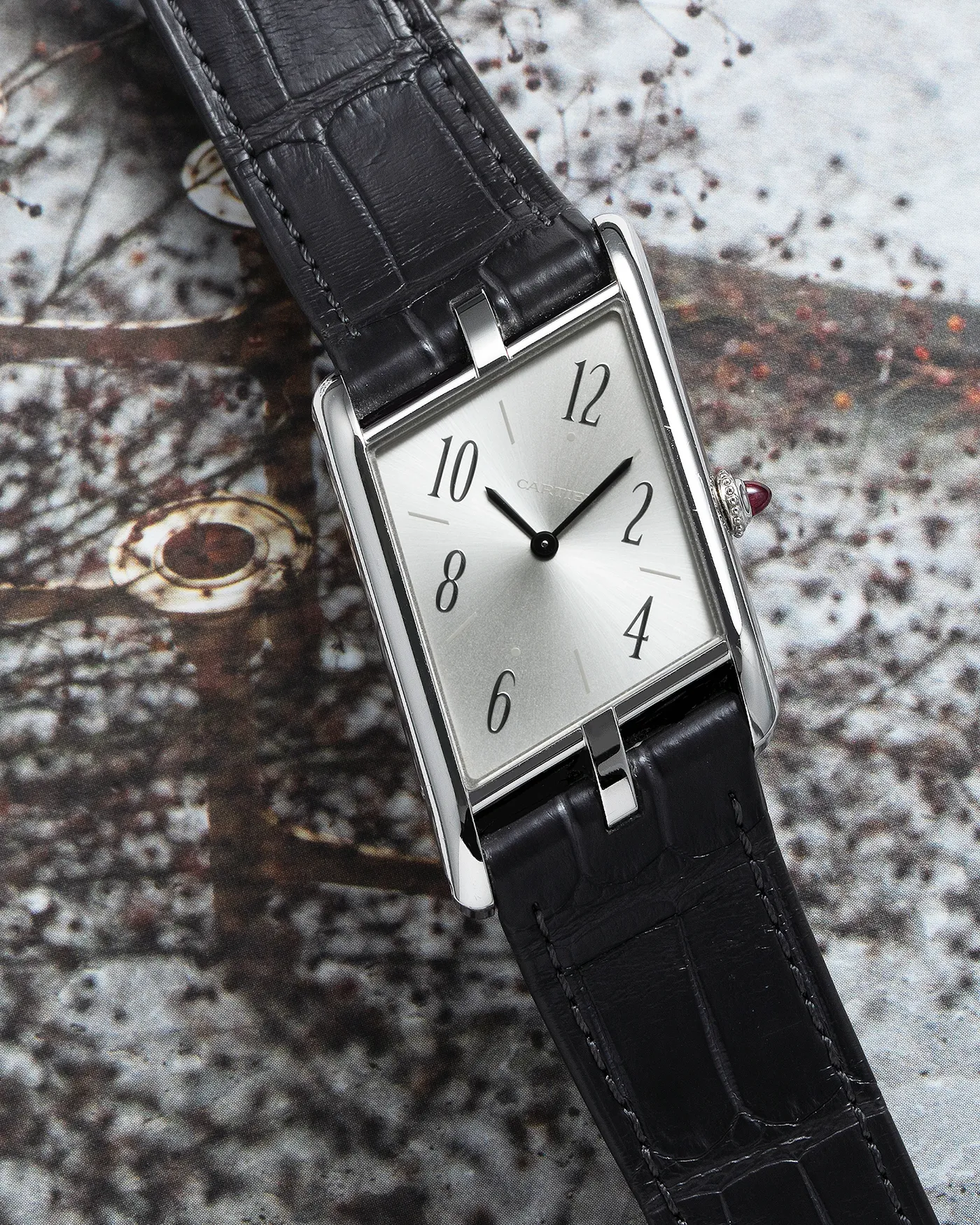 Cartier Prive Tank Asymmetric Platinum