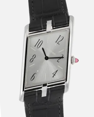 Cartier Prive Tank Asymmetric Platinum
