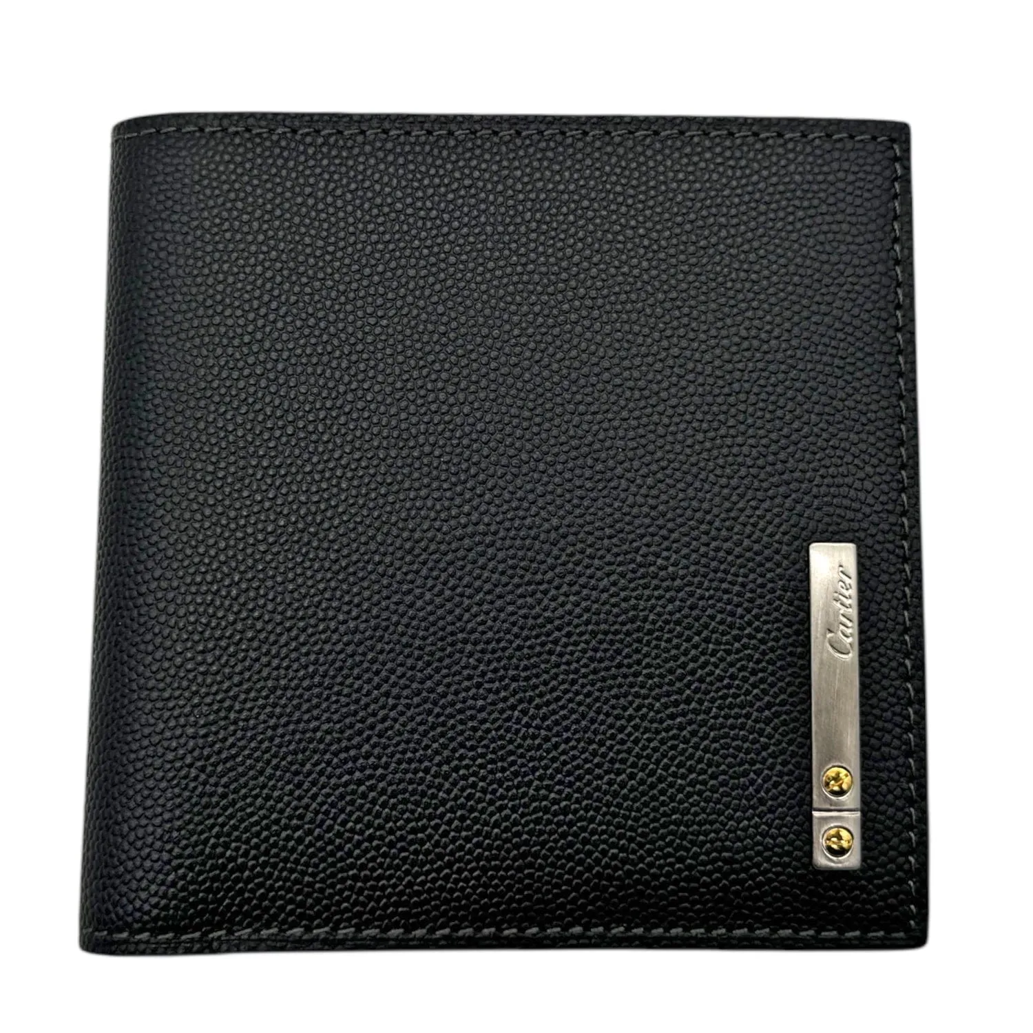 CARTIER Santos de Cartier Bifold Wallet - Black  NEW w/Out Tags
