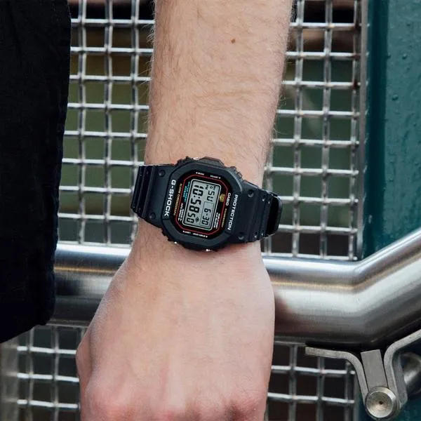 Casio G-Shock Digital Watch DW5600RL-1 Black - Red - Blue