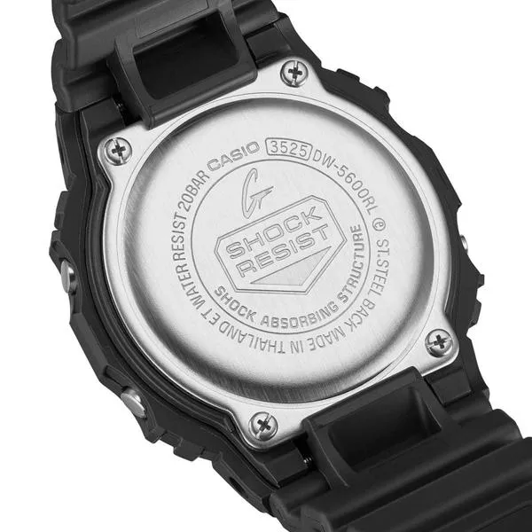 Casio G-Shock Digital Watch DW5600RL-1 Black - Red - Blue